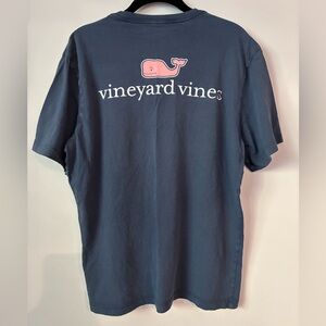 Vineyard Vines Dark Blue Navy Tee with whale logo